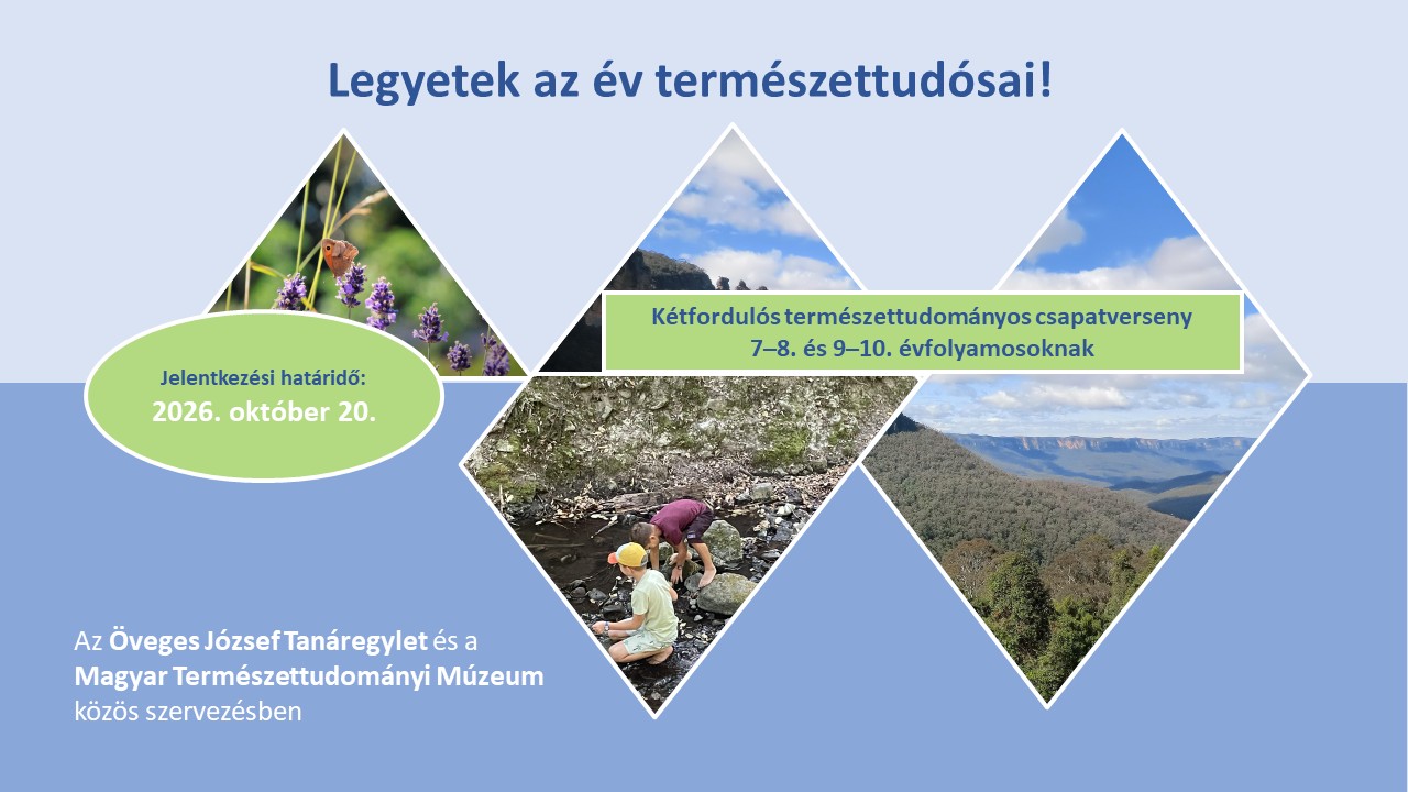 Legyetek az év természettudósai!